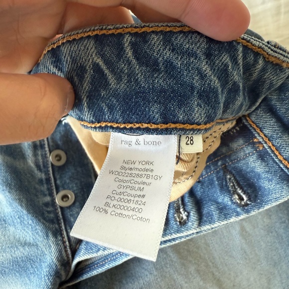 rag & bone Alissa Straight Jeans 28x29 - Picture 4 of 6
